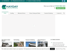 Tablet Screenshot of haydayconstruction.co.uk